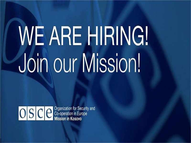 OSCE: We are Hiring!