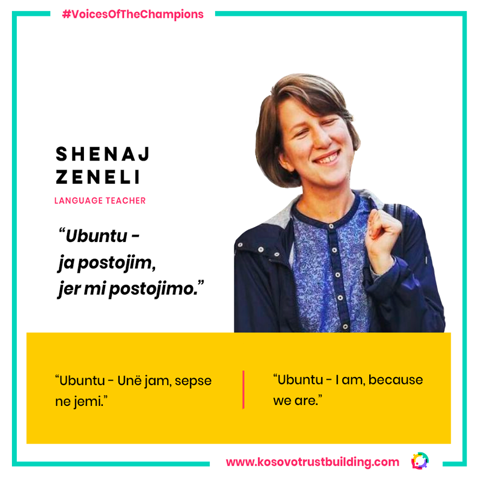 Language teacher of Albanian and Serbian, Shenaj Zeneli is #KTBChampion!