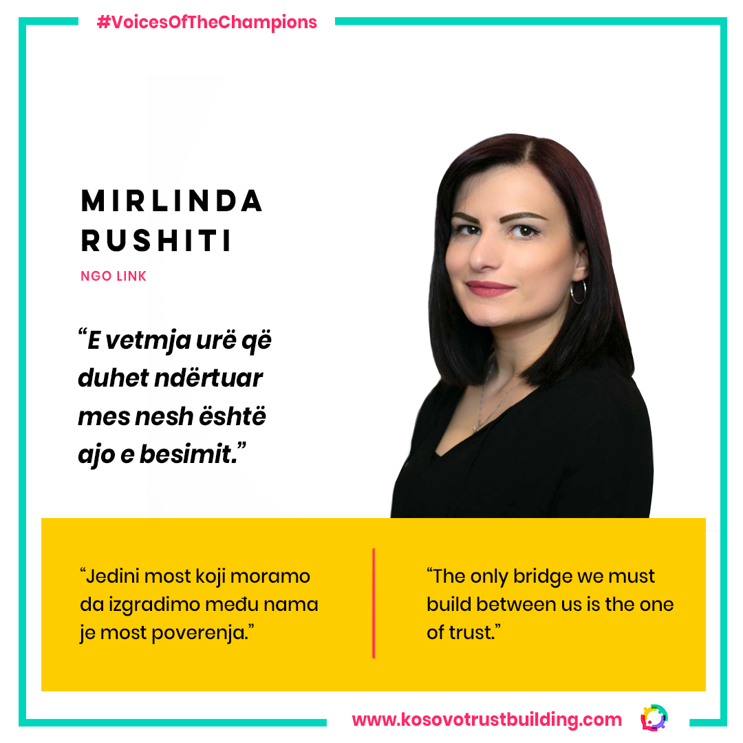 Mirlinda Rushiti, Tehnička preduzetnica u NVO Link, u Mitrovica Innovation Center je #KTBChampion!
