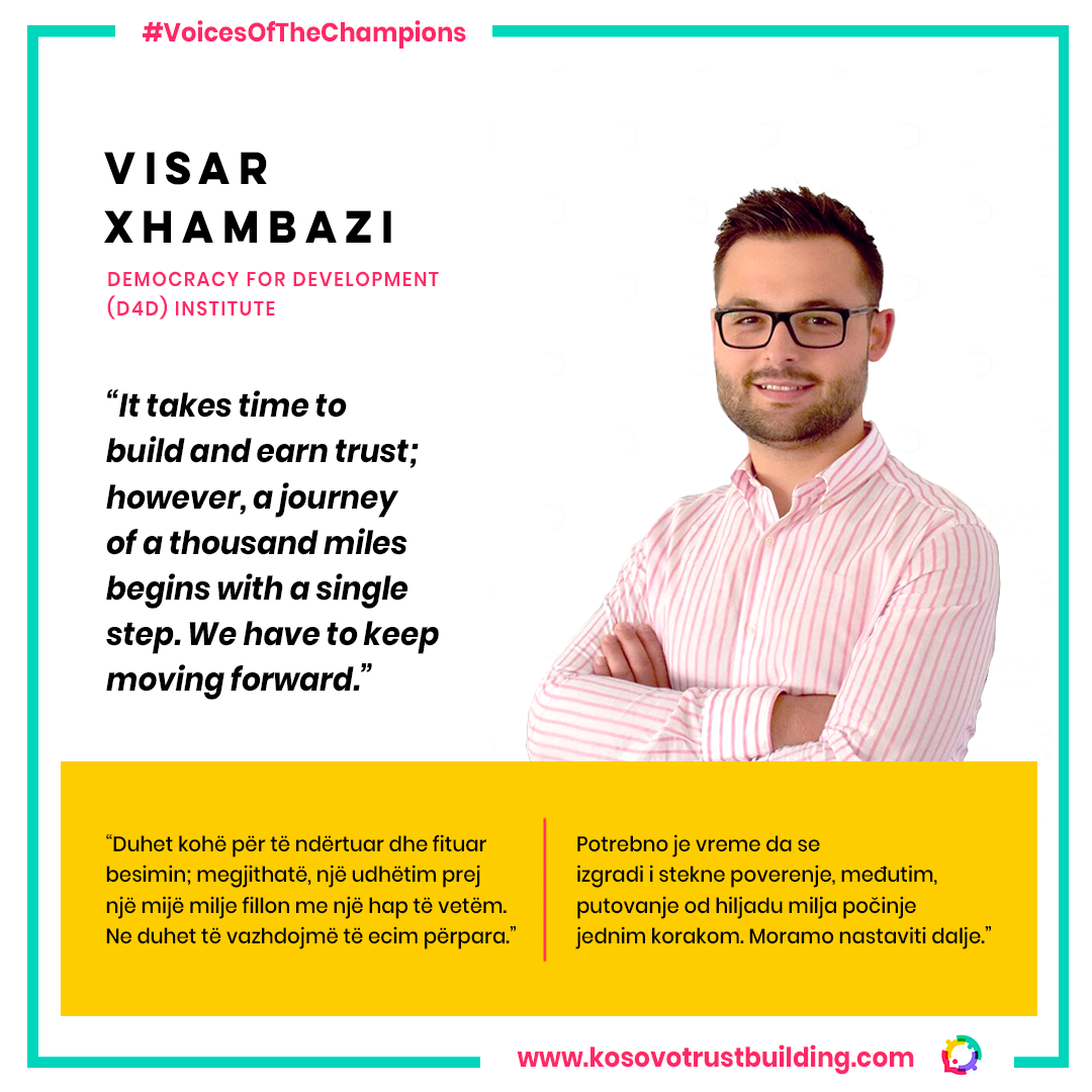 Visar Xhambazi, Policy Researcher at D4D is a #KTBChampion!