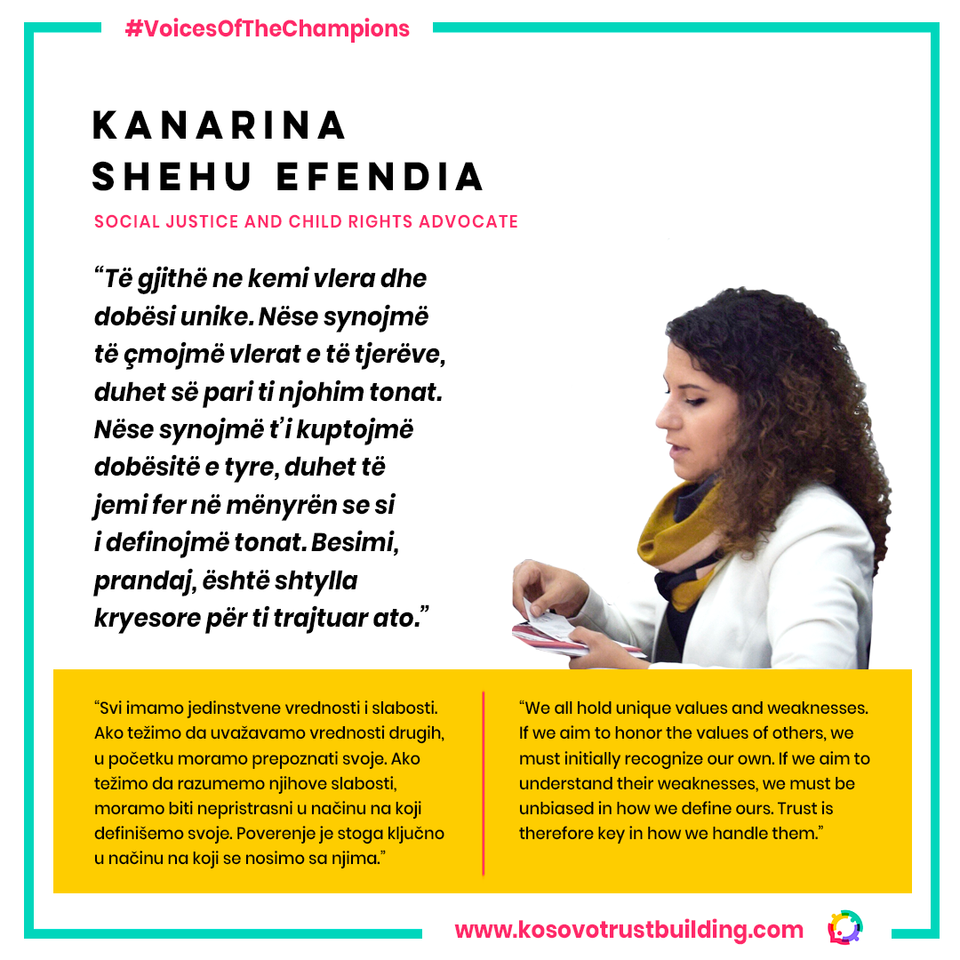 Kanarina Shehu Efendia, Social justice and advocate for rights of children, is a #KTBChampion!