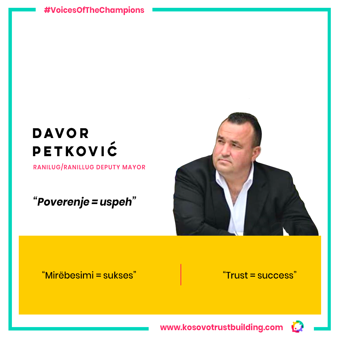 Davor Petković, Zamenik gradonačelnika Raniluga, je #KTBChampion!