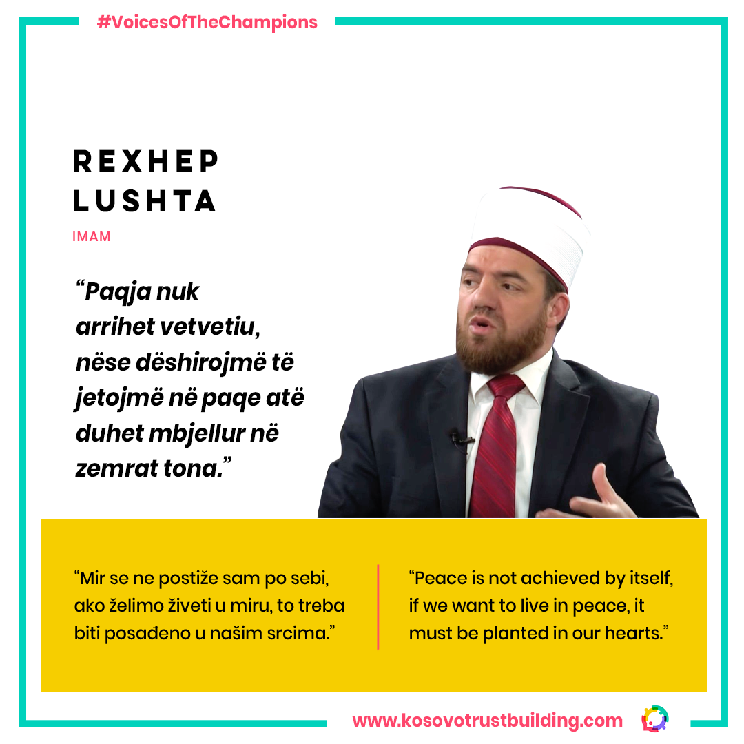 Imam/Muslim Preacher , Rexhep Lushta is a #KTBChampion!