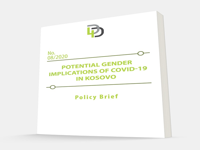 Potential Gender Implications of COVID-19 in Kosovo / D4D