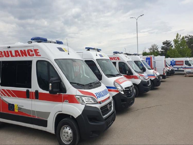 EU delivers ambulances, beds and medical equipment to Kosovo